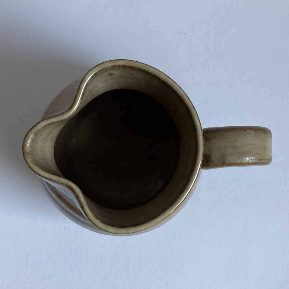 Tessa KIDICK (* 1915, † 2002) -  Brocca con scanalature - studio ceramica - immagine 8