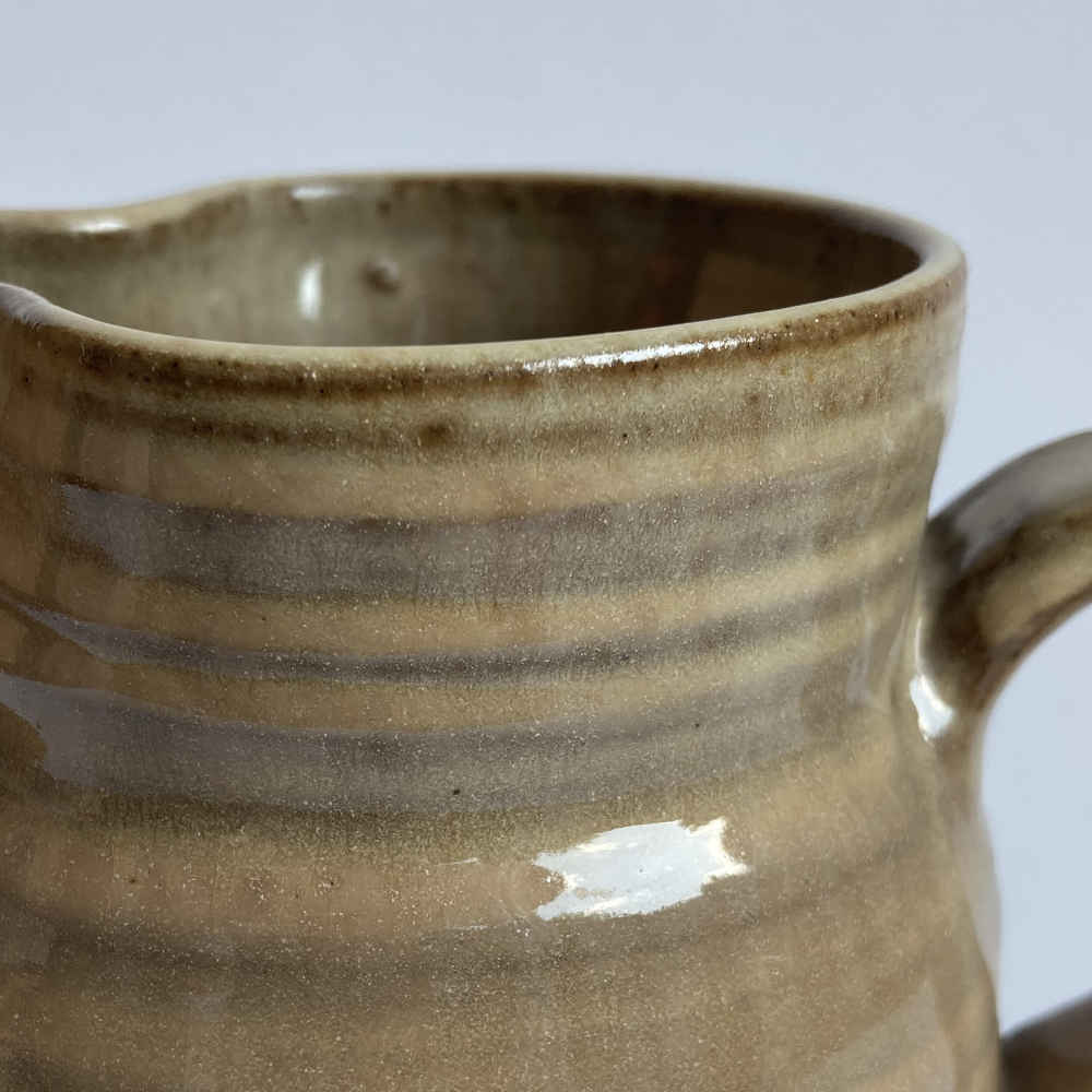 Tessa KIDICK (* 1915, † 2002) -  Brocca con scanalature - studio ceramica - immagine 7