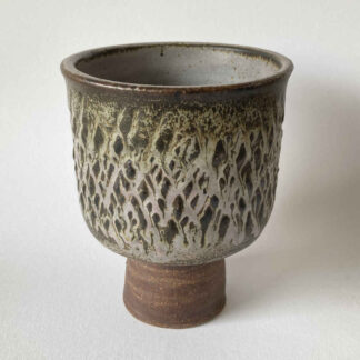 Tessa KIDICK (* 1915, † 2002) - Vaso a calice - Studio ceramica