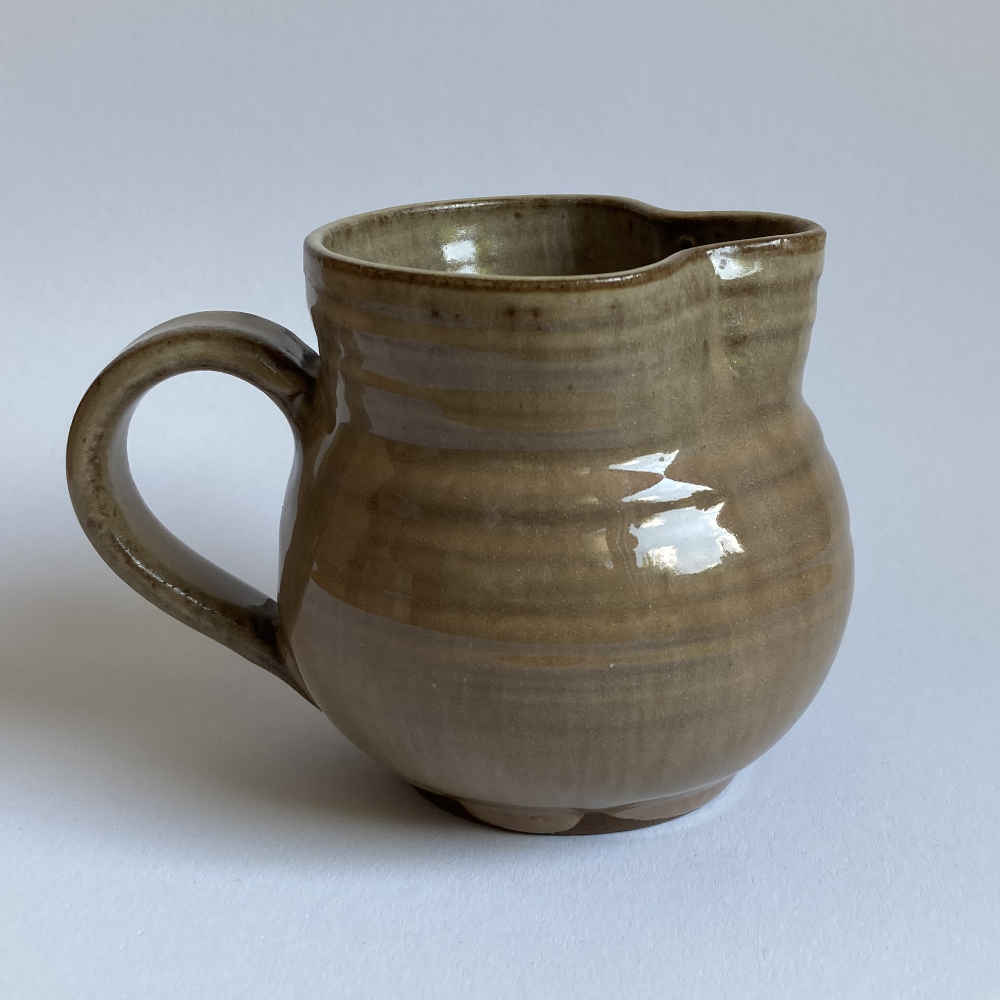 Tessa KIDICK (* 1915, † 2002) - Krug mit Rillen - Studiokeramik – Bild 2