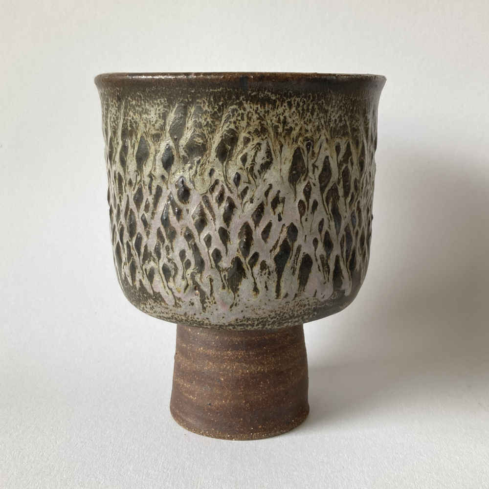 Tessa KIDICK (* 1915, † 2002) - Pokalvase - Studiokeramik – Bild 2