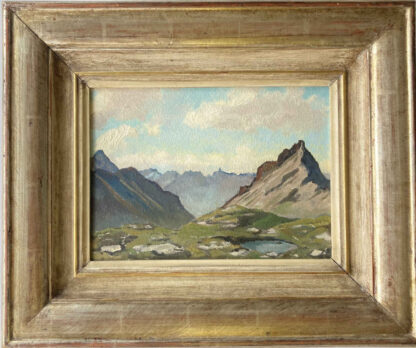 Theodor STREIT (* 1905, † 1986) - Am Bernina Pass - Ölgemälde