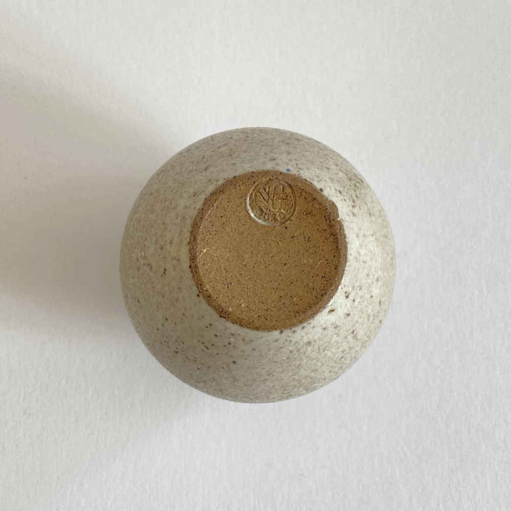 Walter GEBAUER (* 1907, † 1989) - Miniature Vase with "Bird Egg Glaze" - Studio Pottery - Image 5