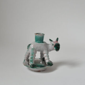 Walter RHAUE (* 1885, † 1959) - Essere grottesco - portafiammiferi - studio ceramica