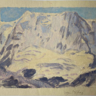 Werner GILGIEN (* 1900, † 1990) - Towards Noon - Oil on paper