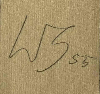 Werner GILGIEN (* 1900, † 1990) - Hacia el mediodía - Óleo sobre papel - Imagen 3